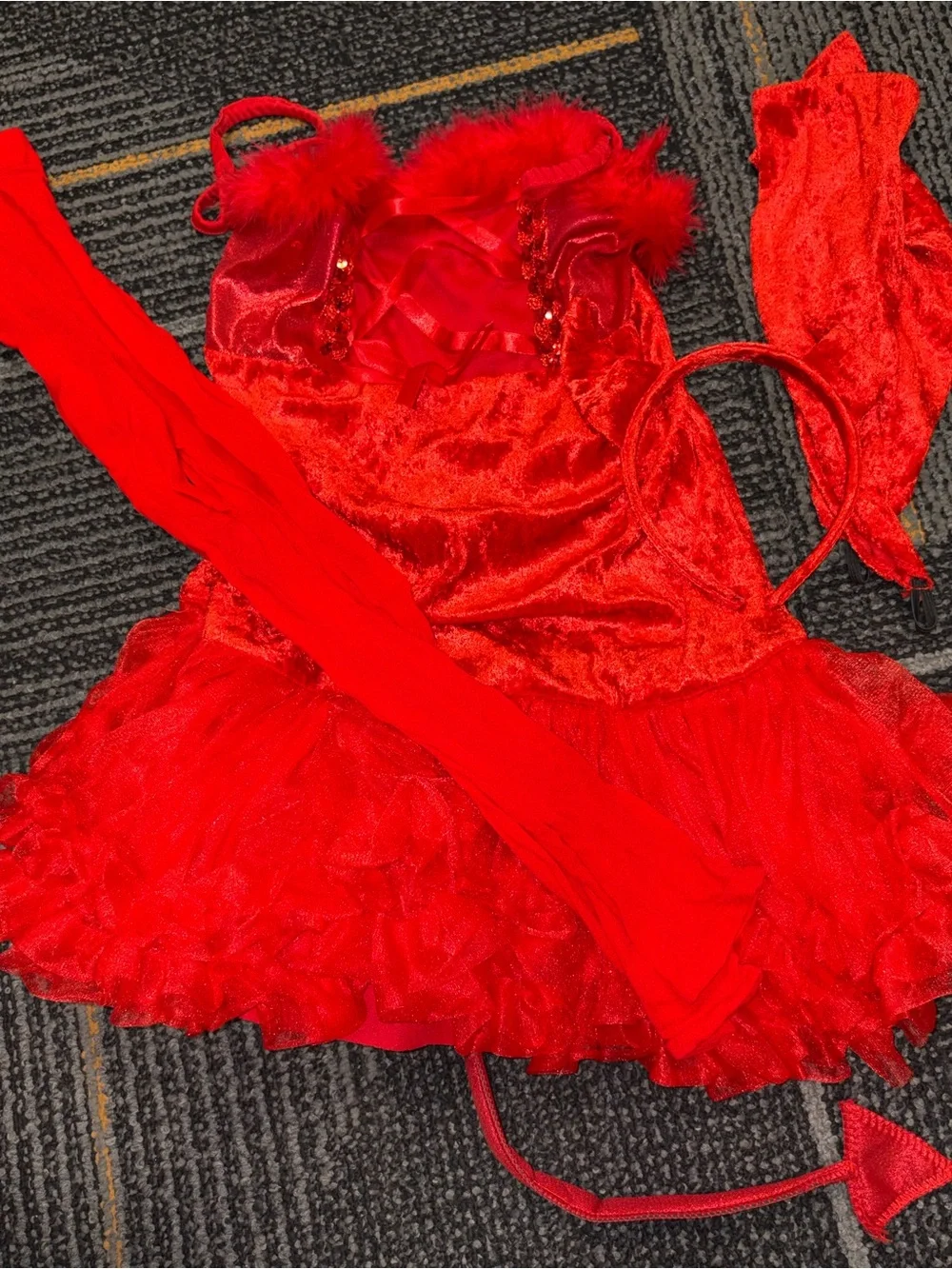 Spirit Darling Devil Costume - Red